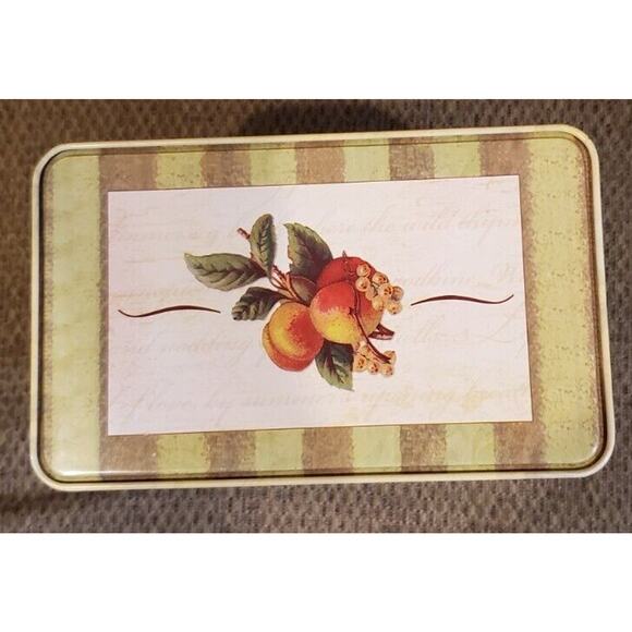 Peach Fruit Themed 3*4*5 Ingredient Recipe Storage Container No Recipe Cards - Picture 5 of 8